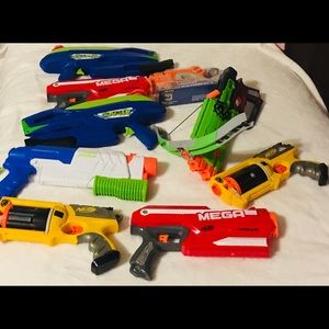 NERF lot of 9 toys in excellent condition